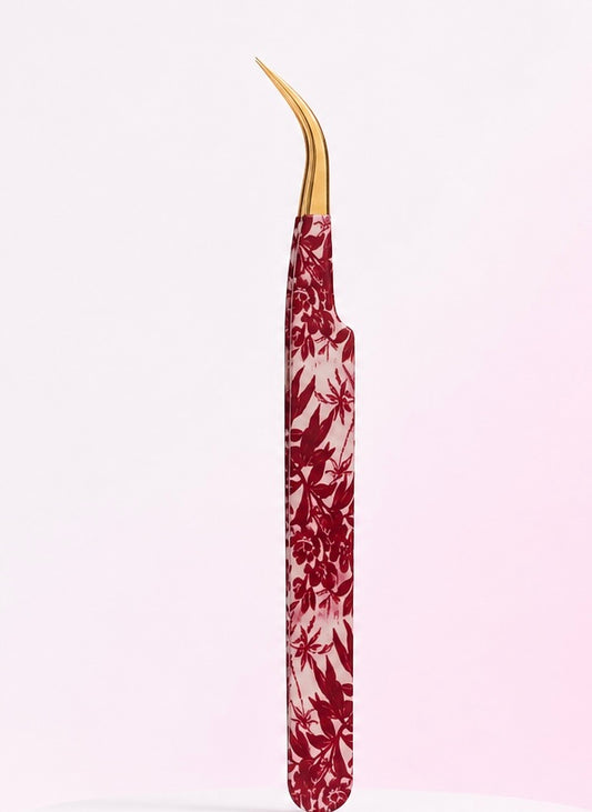 Curved isolation tweezer